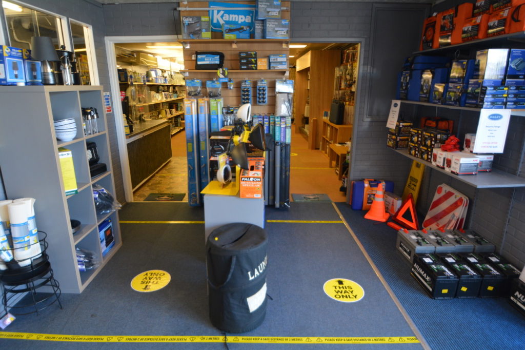 Indoor one-way system