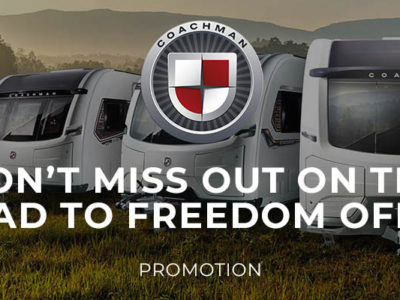 Coachman Road to Freedom Offer Banner New 2021 Models