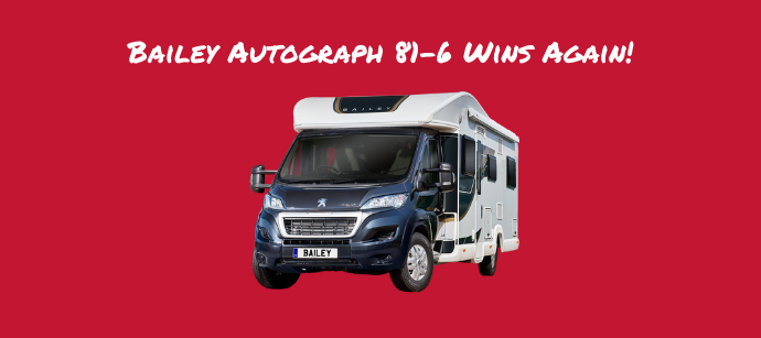 Graphic Containing an Image of the 2022 Model Bailey Autograph 81-6 Motorhome